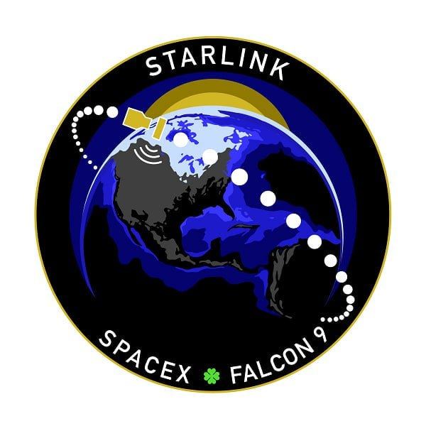 Вторая группа спутников Starlink запущена в текущие сутки